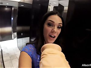 doofy point of view joy with Alison Tyler and a faux-cock