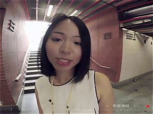 breezies ABROAD - Thai tourist pumps out in steamy pov fuckfest